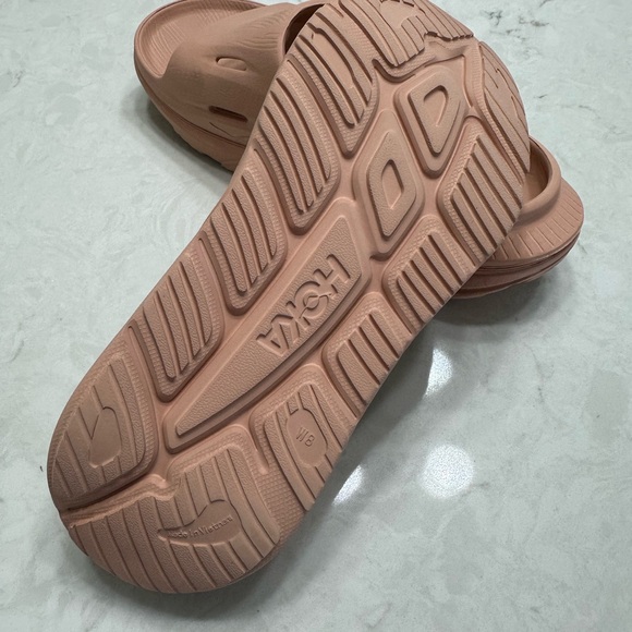 HOKA Recovery Slide, Size 8, Light Peach - Picture 8 of 9